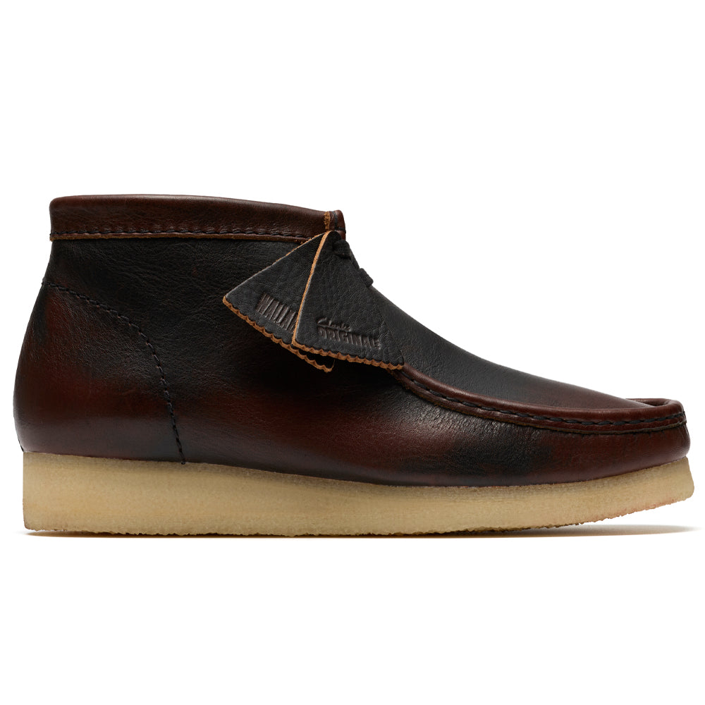 Clarks Wallabee Boot Dark Tan Combi | Shop Foster eCommerce display picture 2