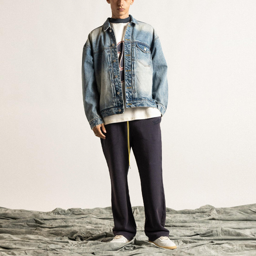 Embossed Denim Jacket | Shop Foster