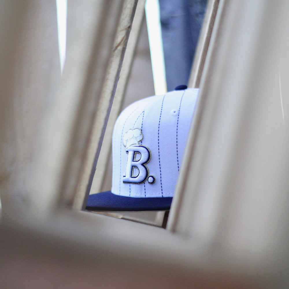 Beignet Boys Chef B Pinstripe 5950 Fitted Hat