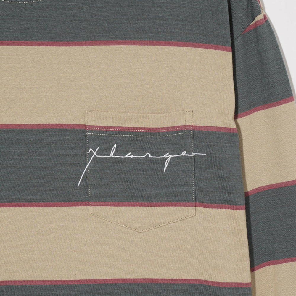 【XLARGE】STRIPED L/S POCKET TEE セール】STRIPED L/S POCKET TEE（Tシャツ/カットソー）｜XLARGE