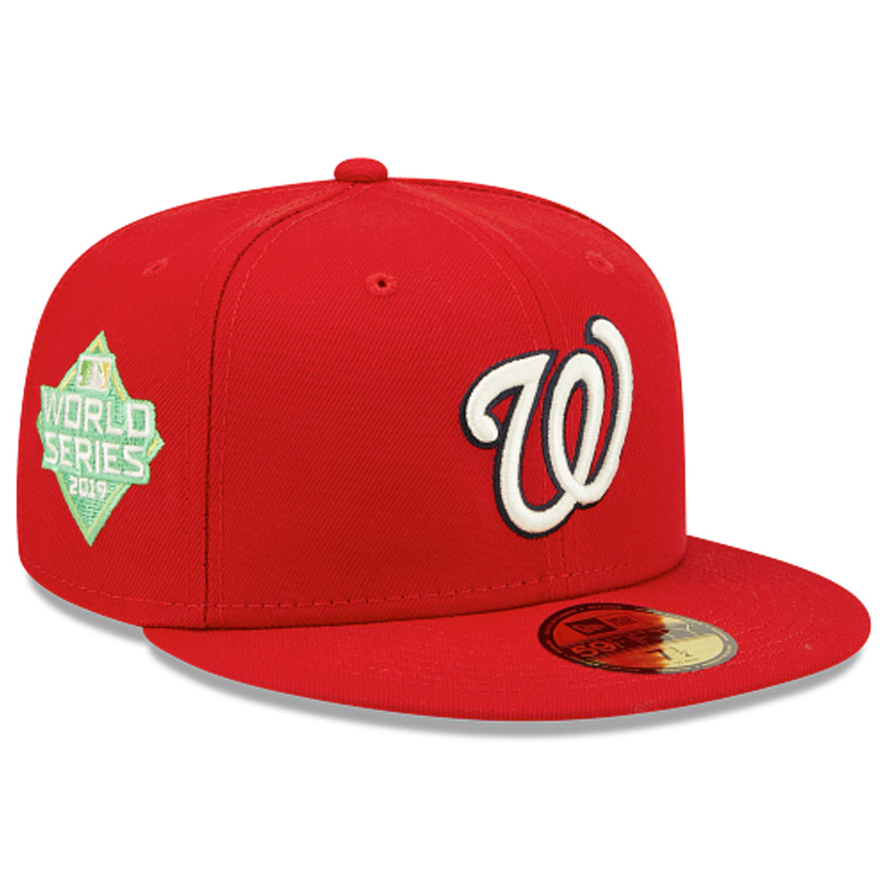 New Era Washington Nationals 59FIFTY Fitted Hat - Navy Blue/ Grey/ Light Blue 7 3/8
