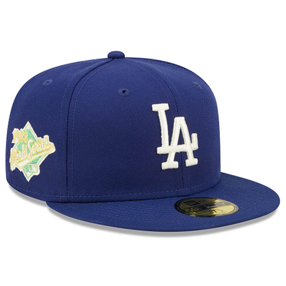 Los Angeles Dodgers New Era Team Corduroy Visor 59FIFTY Hat 8