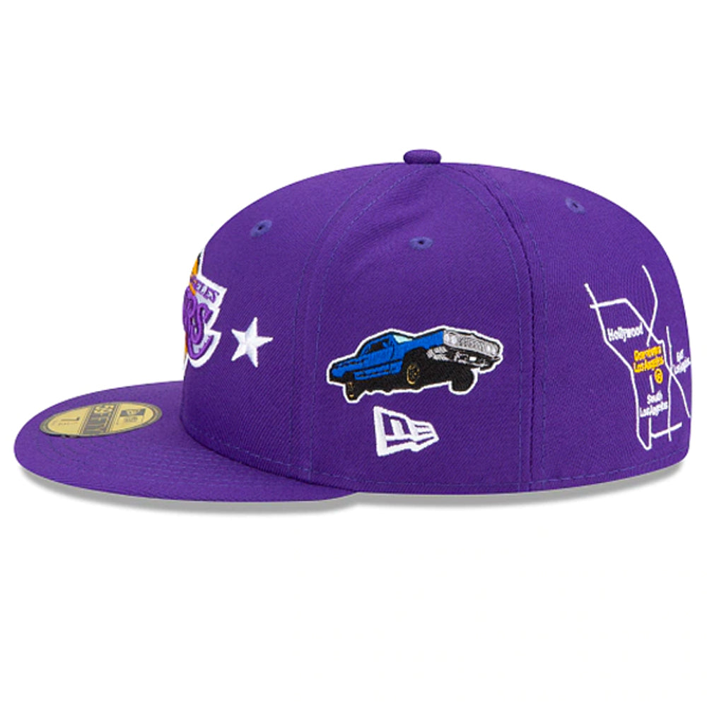 Los Angeles Lakers City Transit 59 Fifty Fitted