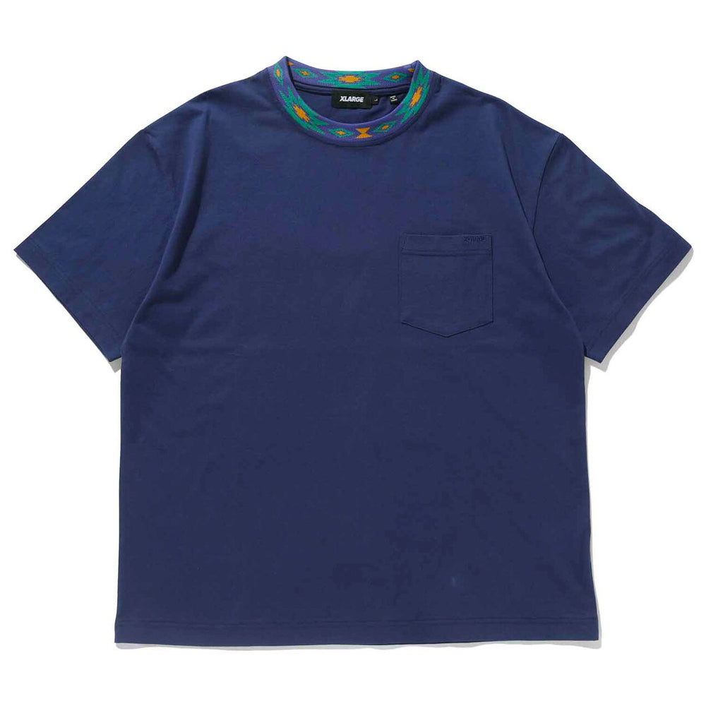 Jacquard Rib Pocket T-Shirt
