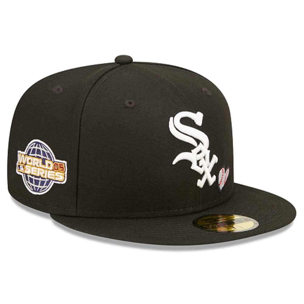 New Era 59FIFTY MLB Chicago White Sox Team Heart Fitted Hat 7 3/4