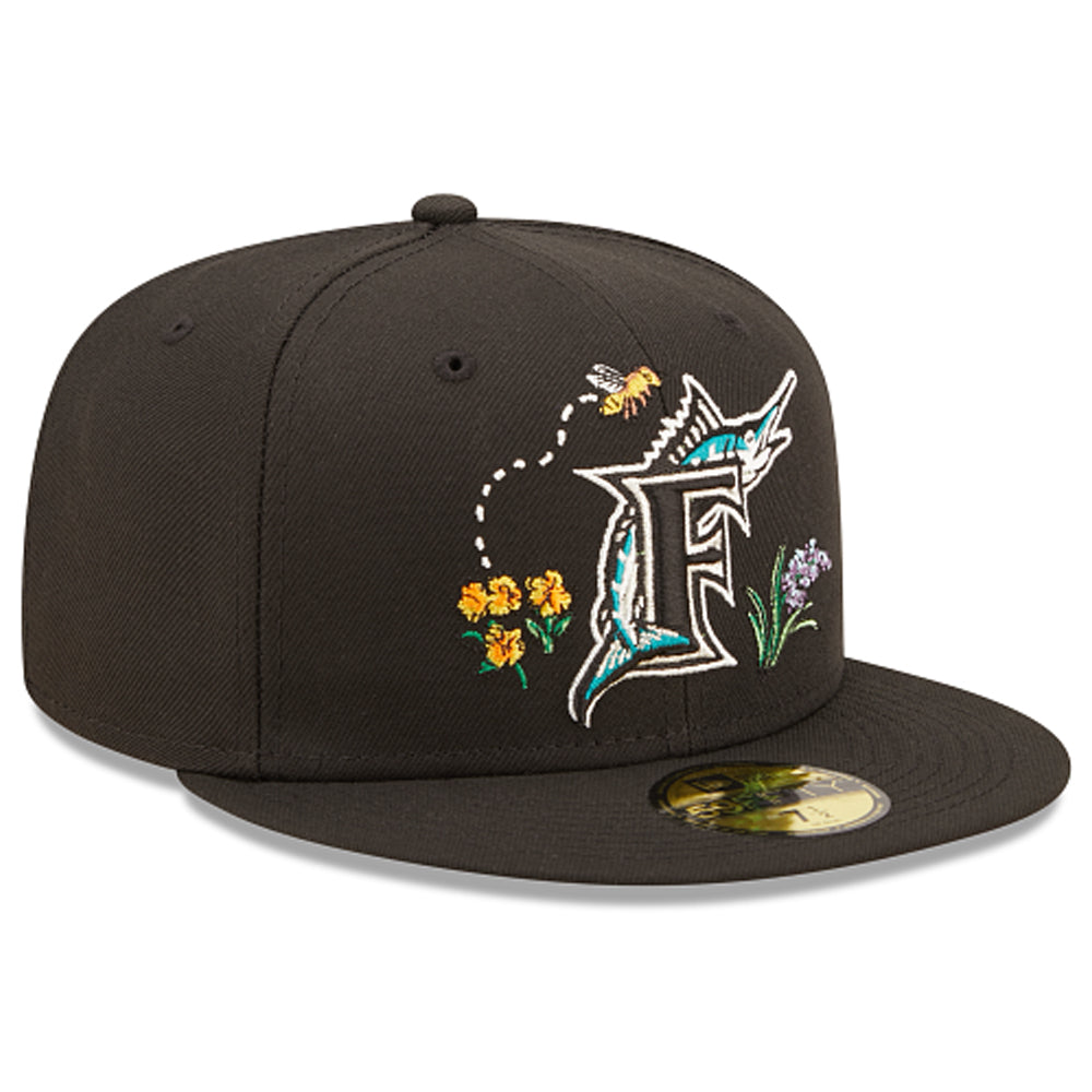 Florida Marlins Teal Cooperstown AC New Era 59FIFTY Fitted Teal / Black | Teal | Metallic Silver | White / 8