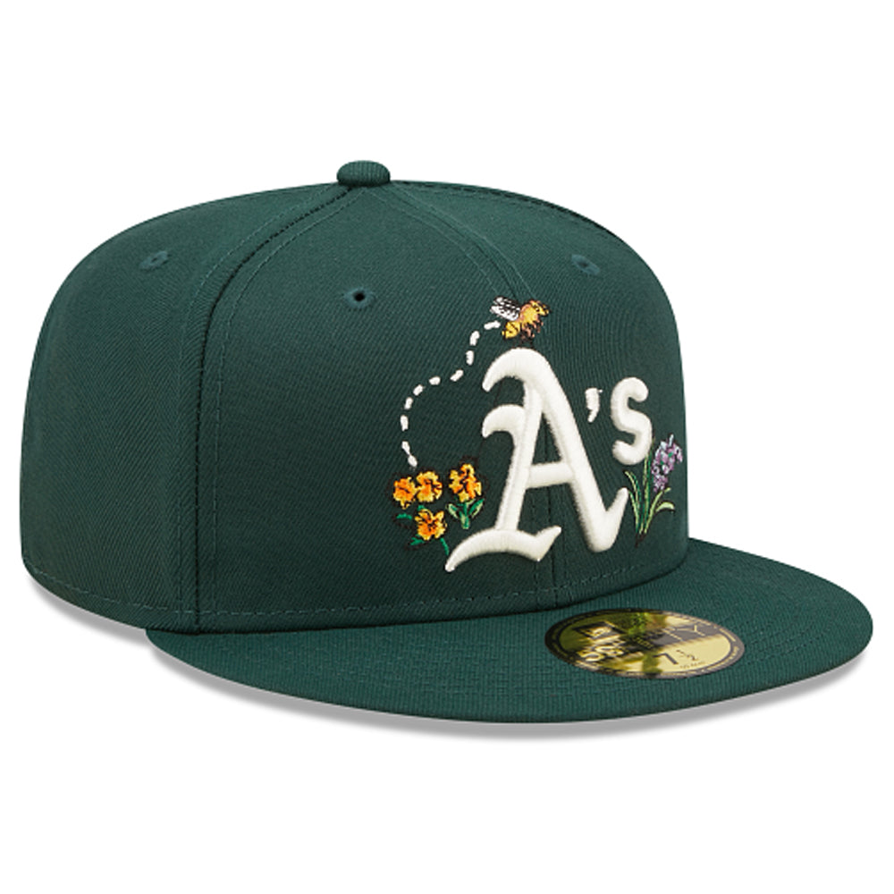 New Era MLB Watercolor Floral Oakland Athletics 59FIFTY Fitted