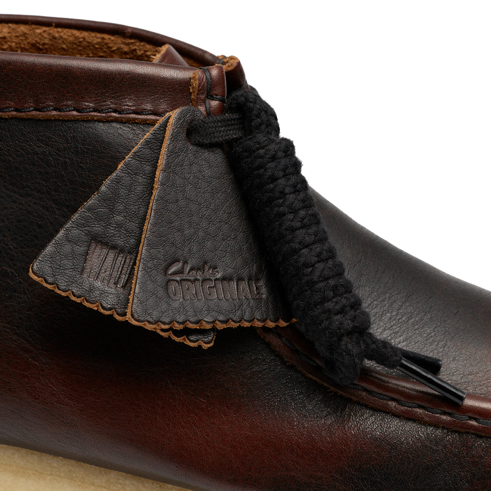 Wallabee Boot Dark Tan Combi