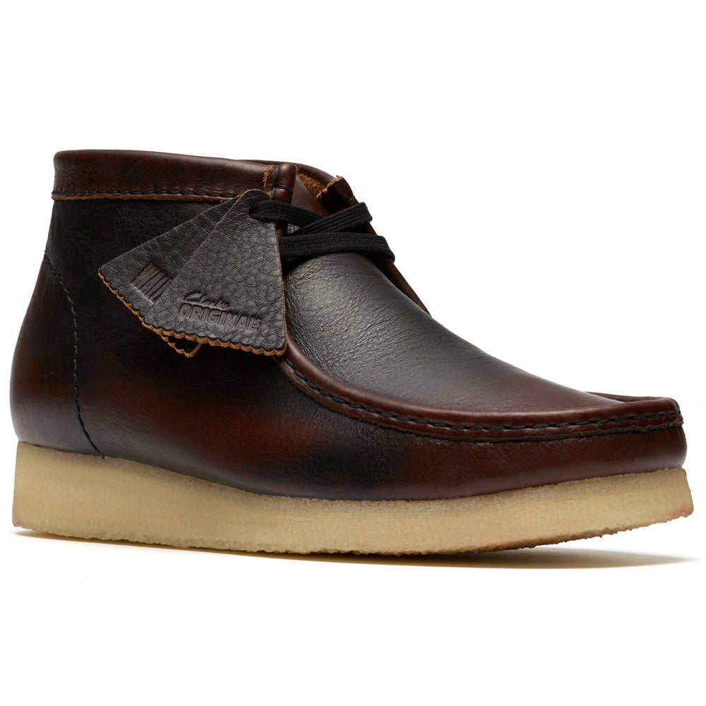 Wallabee Boot Dark Tan Combi