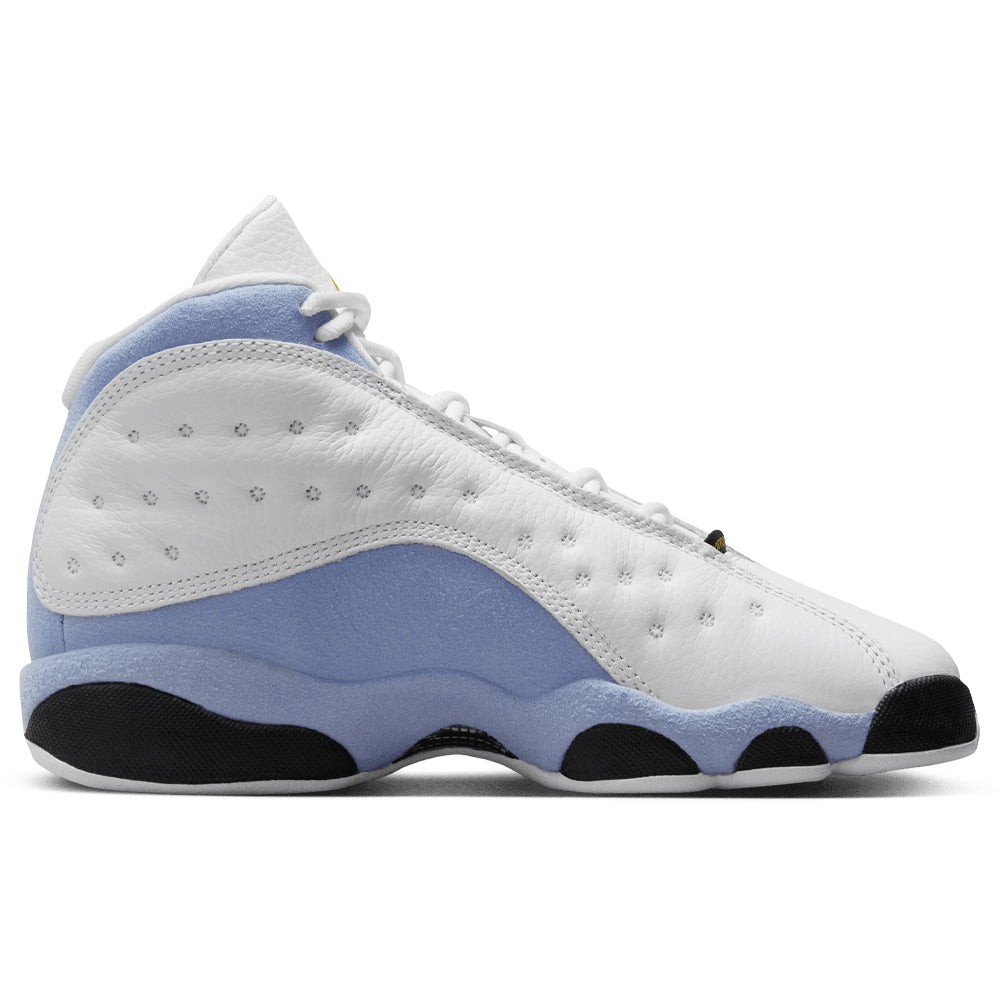 Air Jordan 13 Retro GS White Yellow Ochre Blue Grey Black 6.5Y