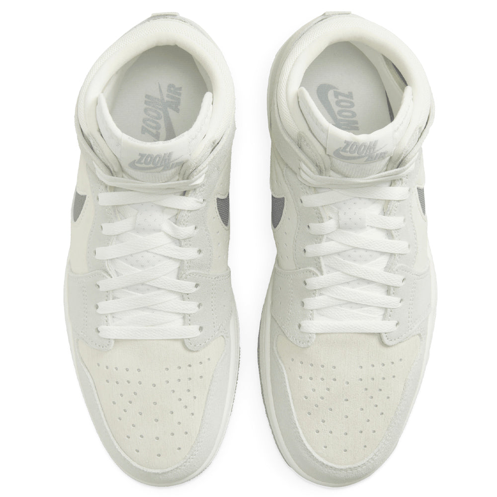 Air jordan 1 mid trainers white best sale spruce aura spruce aura