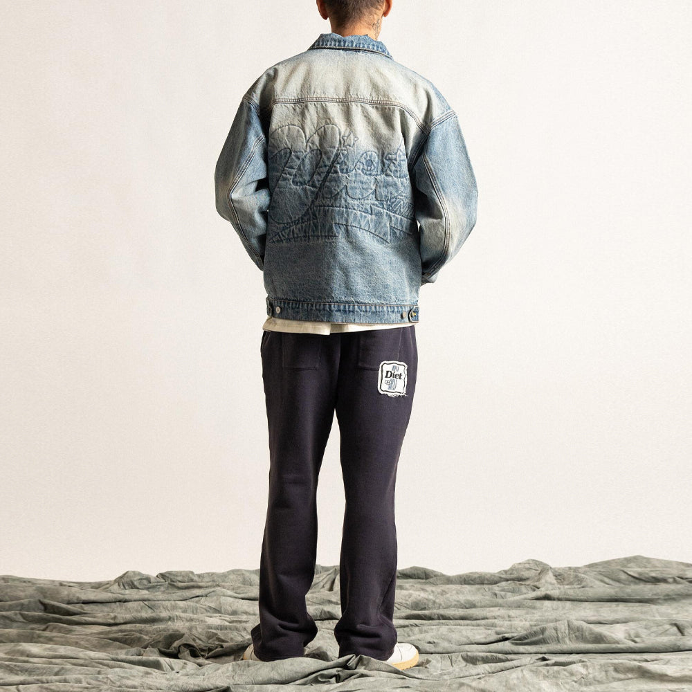 Embossed Denim Jacket