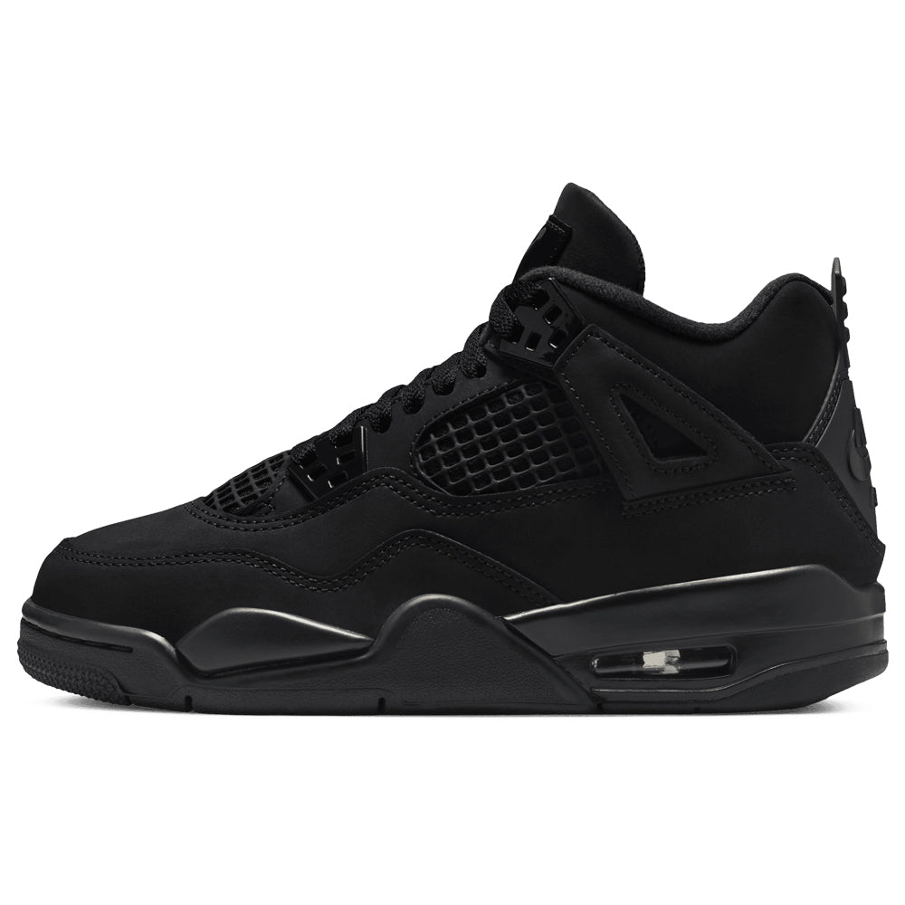 Air Jordan 4 Retro (GS) Kids "Black Cat"