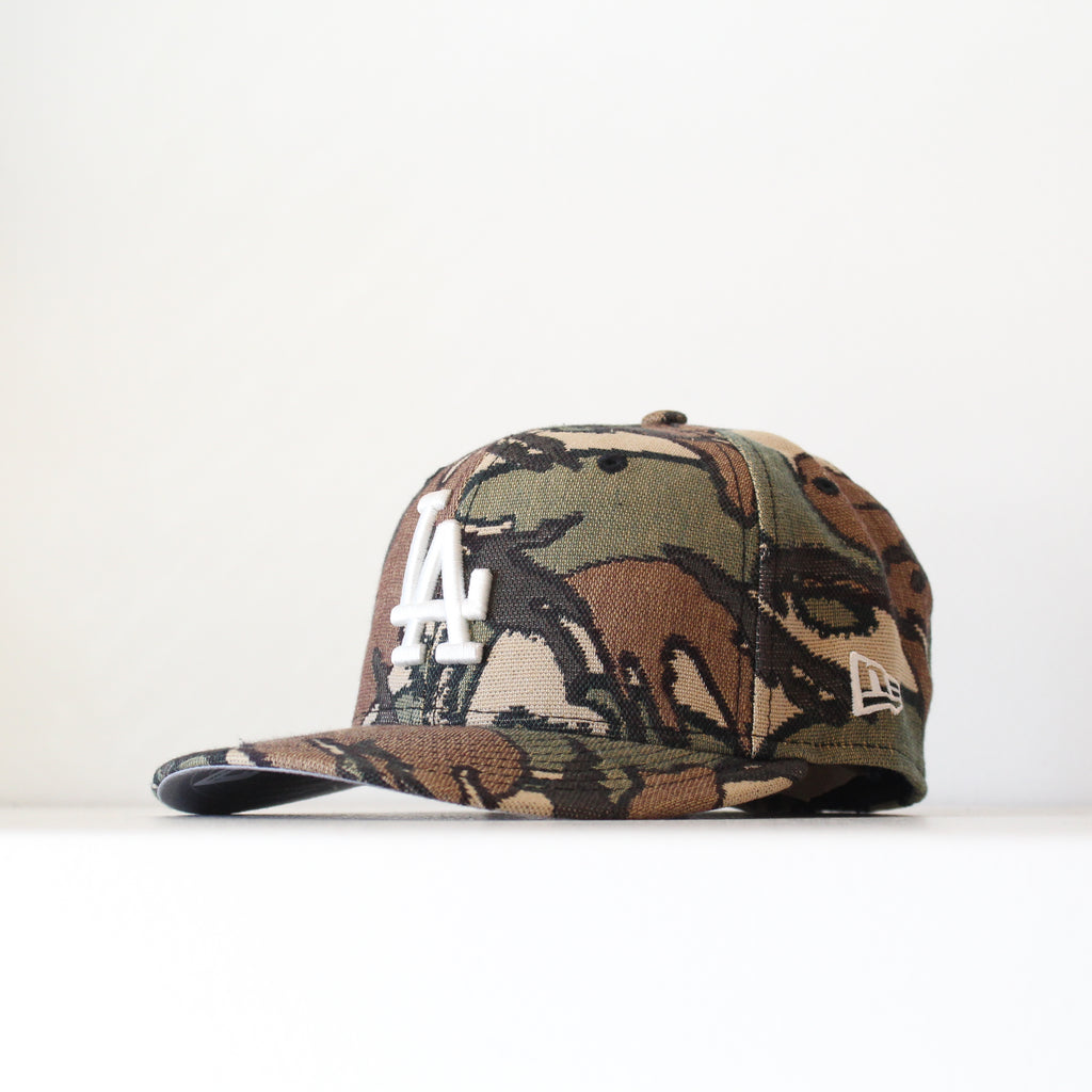 Los Angeles Dodgers Jacquard Camo 5950 Fitted Hat