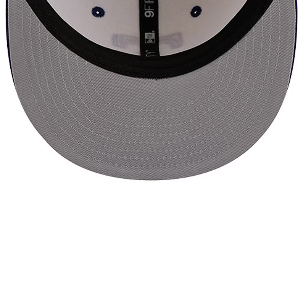 Texas Rangers New Era Cream Mascot Pin 9FIFTY Snapback Hat