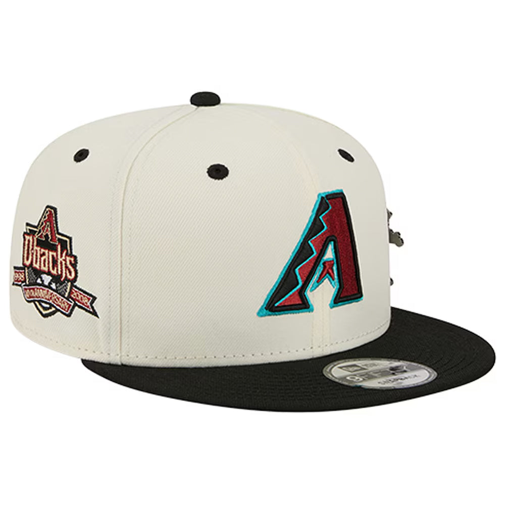 Arizona Diamondbacks New Era Cream Mascot Pin 9FIFTY Snapback Hat