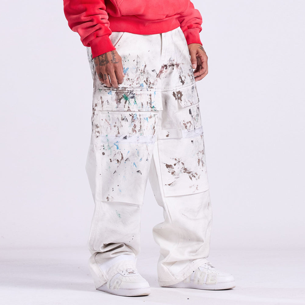 Nothing Grows Overnight Strapped Painter Pants | Shop Foster