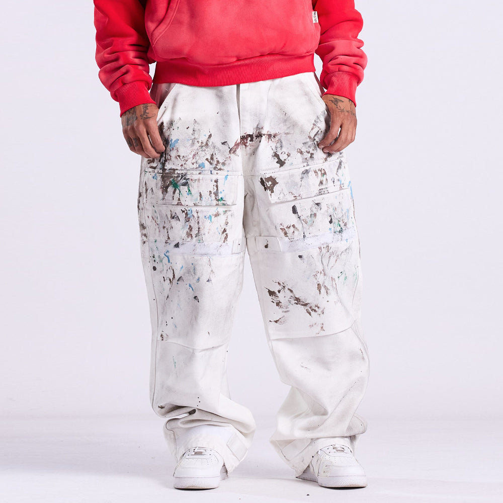 Nothing Grows Overnight Strapped Painter Pants | Shop Foster