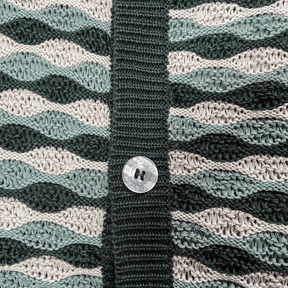 Beach Wave Crochet Button Up