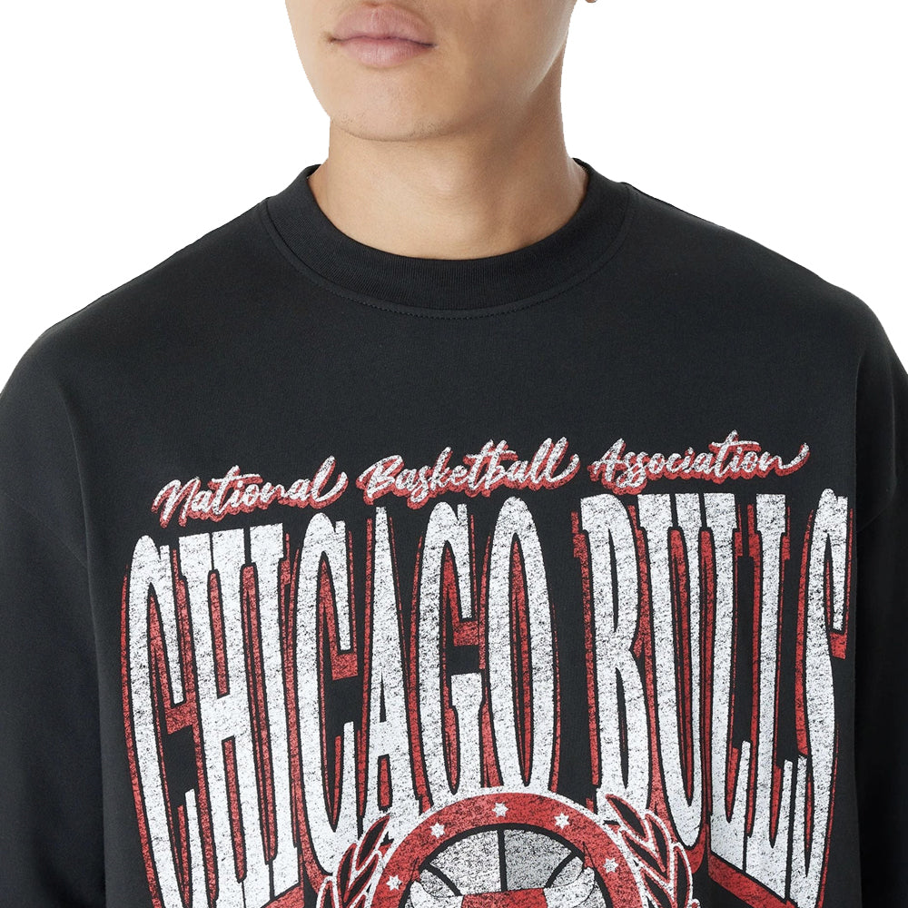 Chicago Bulls Oversized Essential Black Oversized T-Shirt