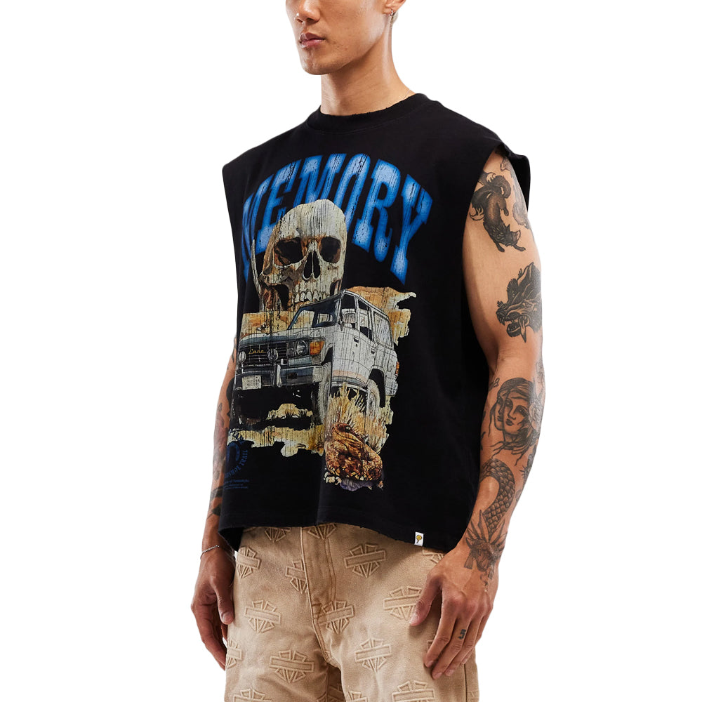 Desert Scene Sleveless Crop T-Shirt