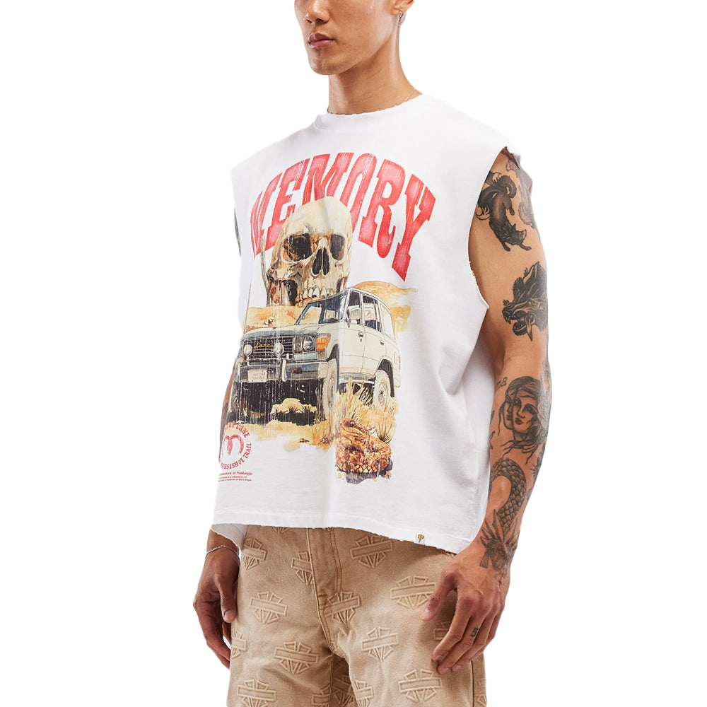 Desert Scene Sleveless Crop T-Shirt