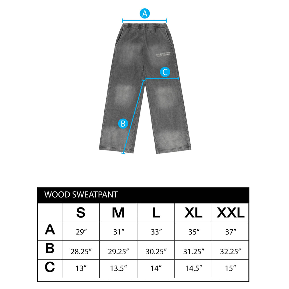 The Hundreds x Bricks n Woods Wood Sweatpants