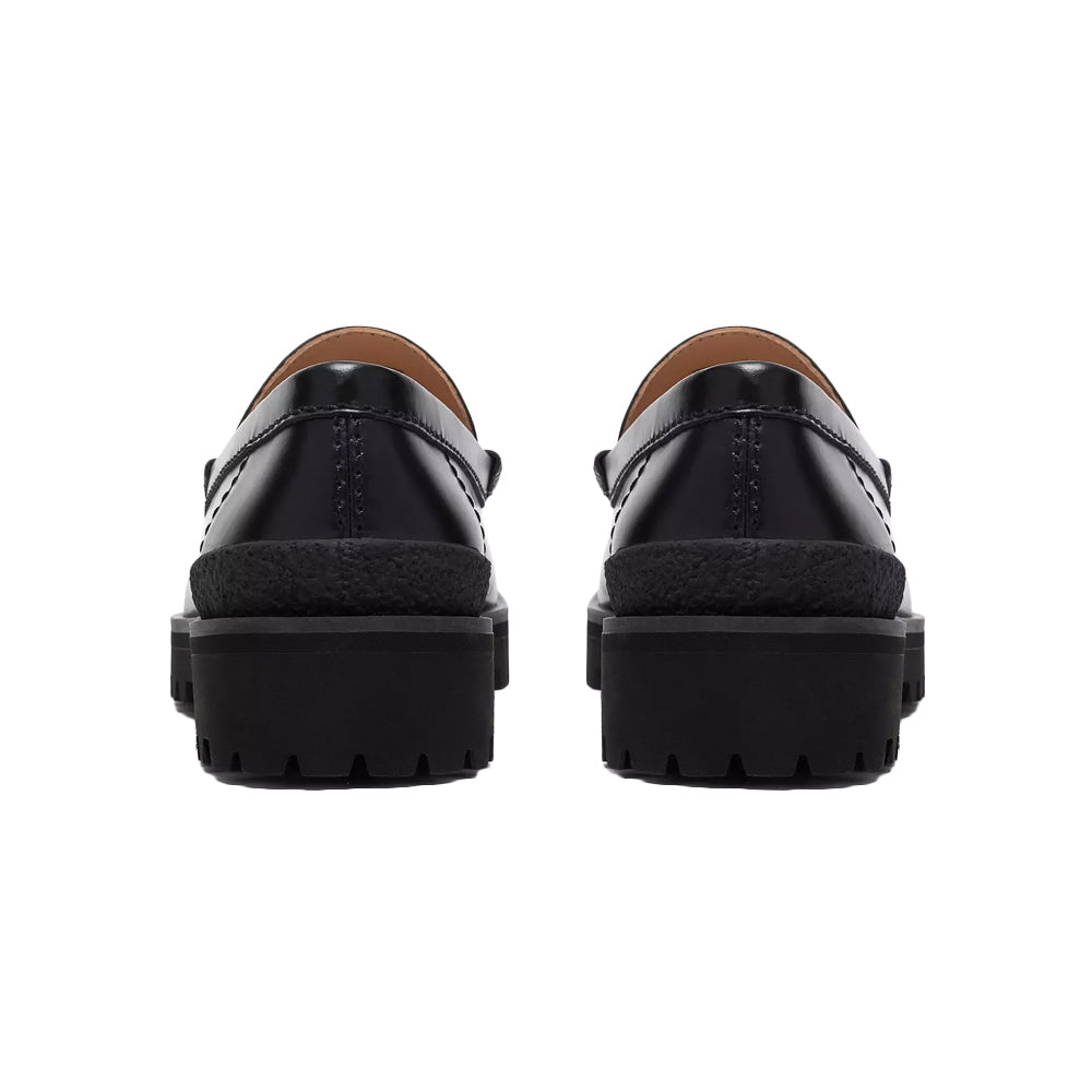 Clarks Yukoner Penny Black Leather | Shop Foster