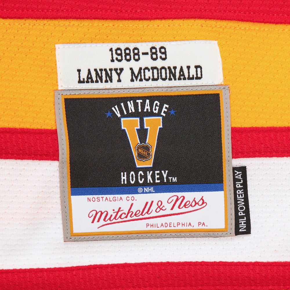 Lanny McDonald Calgary Flames 1988-89 Red Power Play Player Jersey