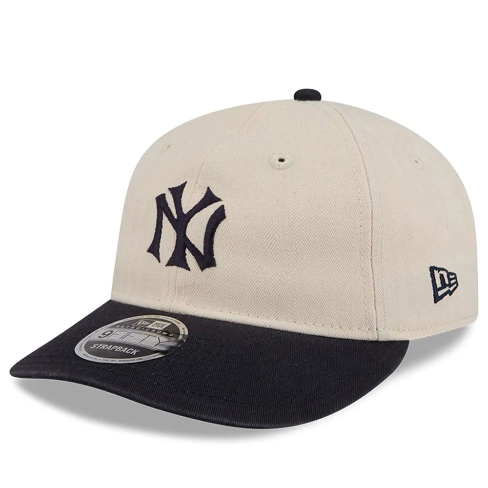 New Era New York Yankees MLB Americana Herringbone White Retro