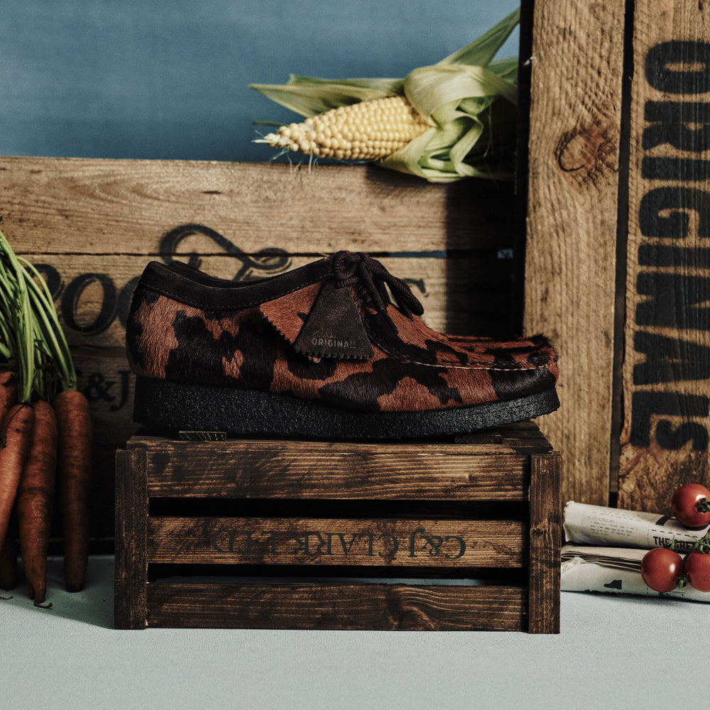 Wallabee Brown Cow Print
