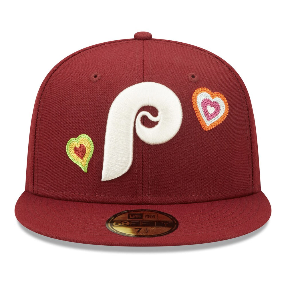 Philadelphia Phillies Chainstitch Heart 59Fifty Fitted