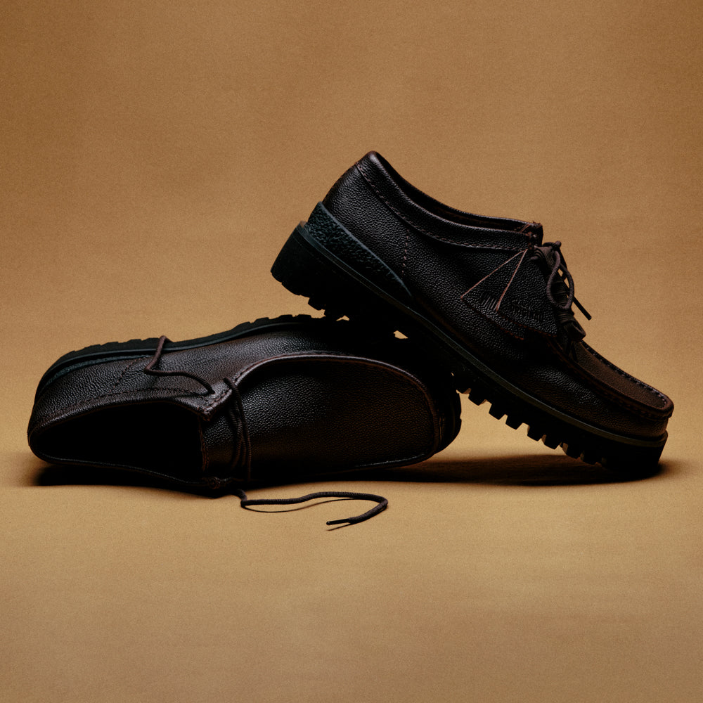 Clarks Walla Yukoner Brown Scotch Grain | Shop Foster