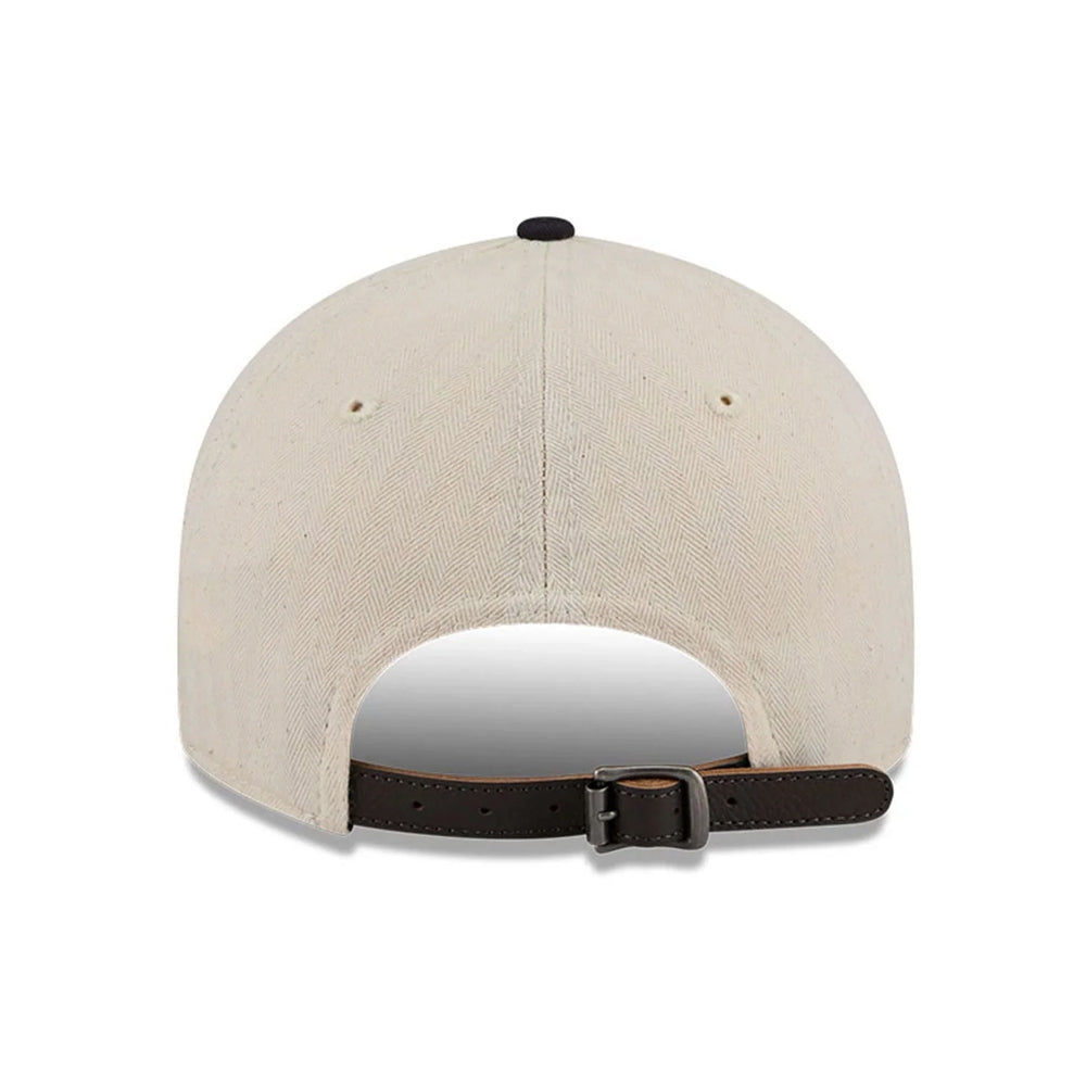 New York Yankees MLB Americana Herringbone White Retro Crown 9FIFTY Adjustable Cap
