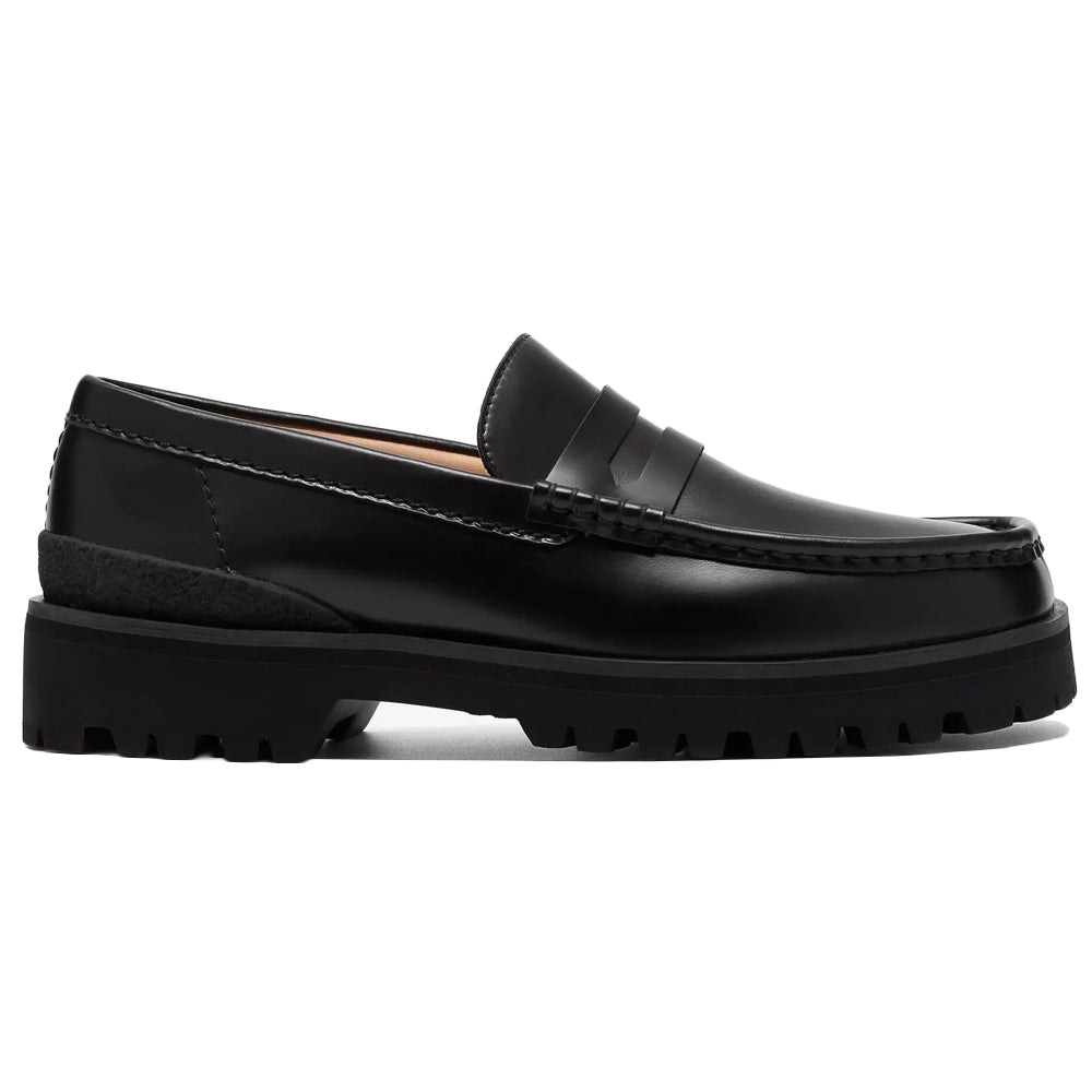 〈Clark’s Originals〉 YUKONER PENNY 7 1/2 Clarks Yukoner Penny Black Leather | Shop Foster