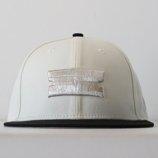 Beignet Boys Chef B Pinstripe 5950 Fitted Hat White / 7 7/8