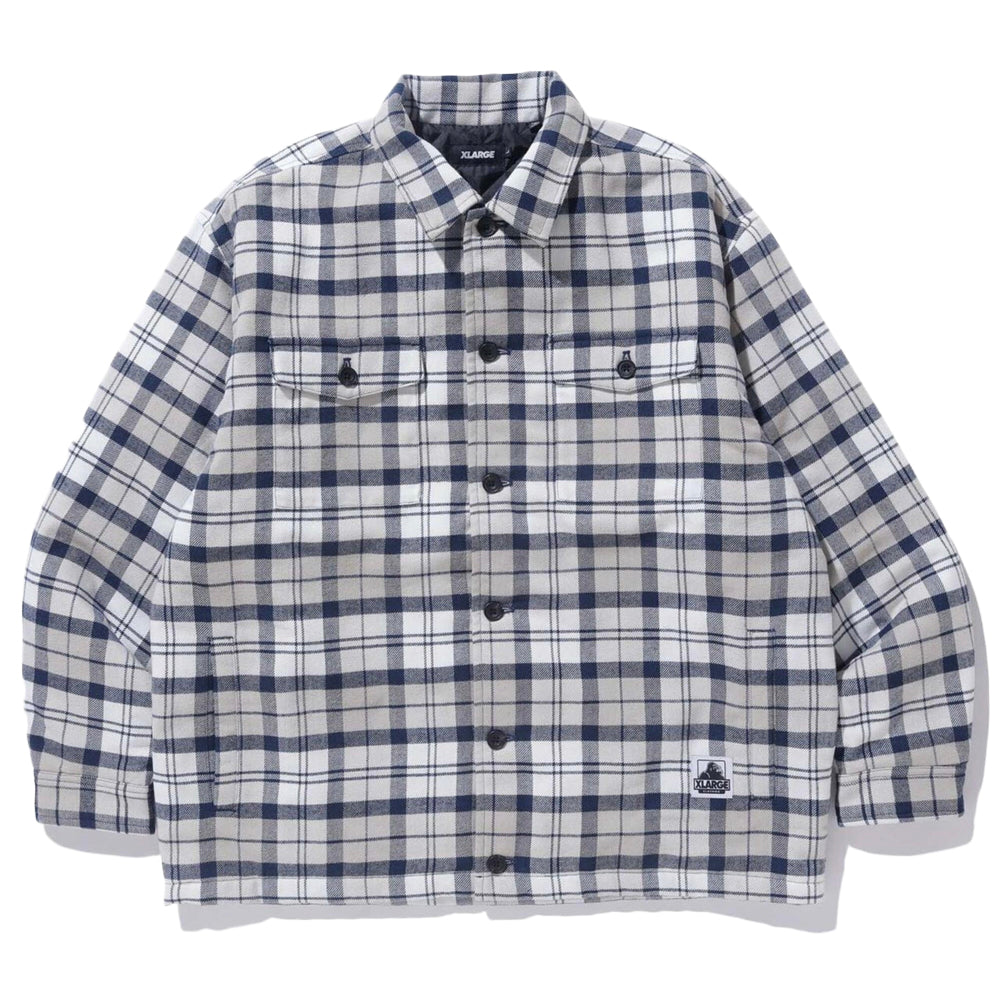 Quilted Check Shirt Jacket