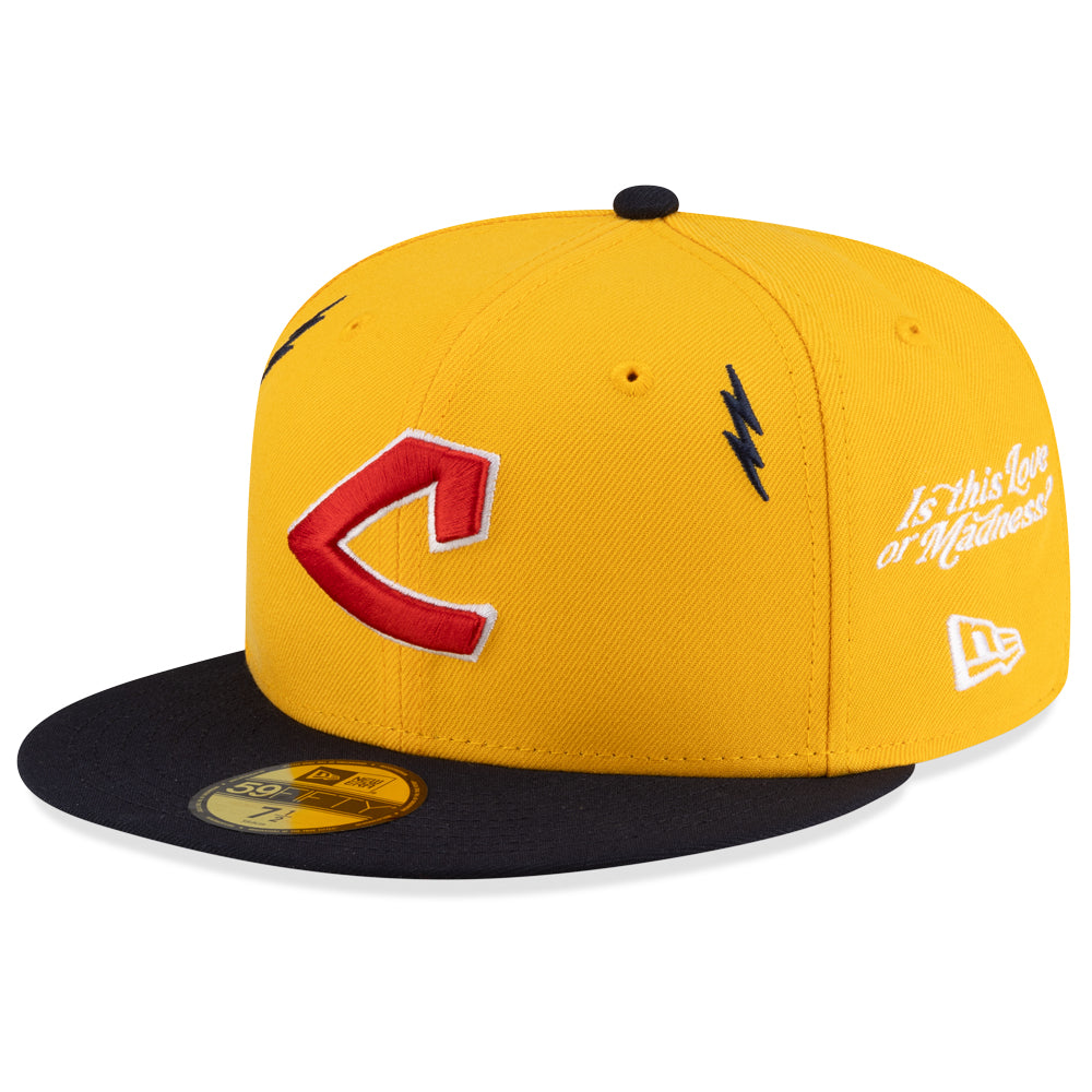 Cleveland Indians Lightning Bolt 5950 Fitted Hat