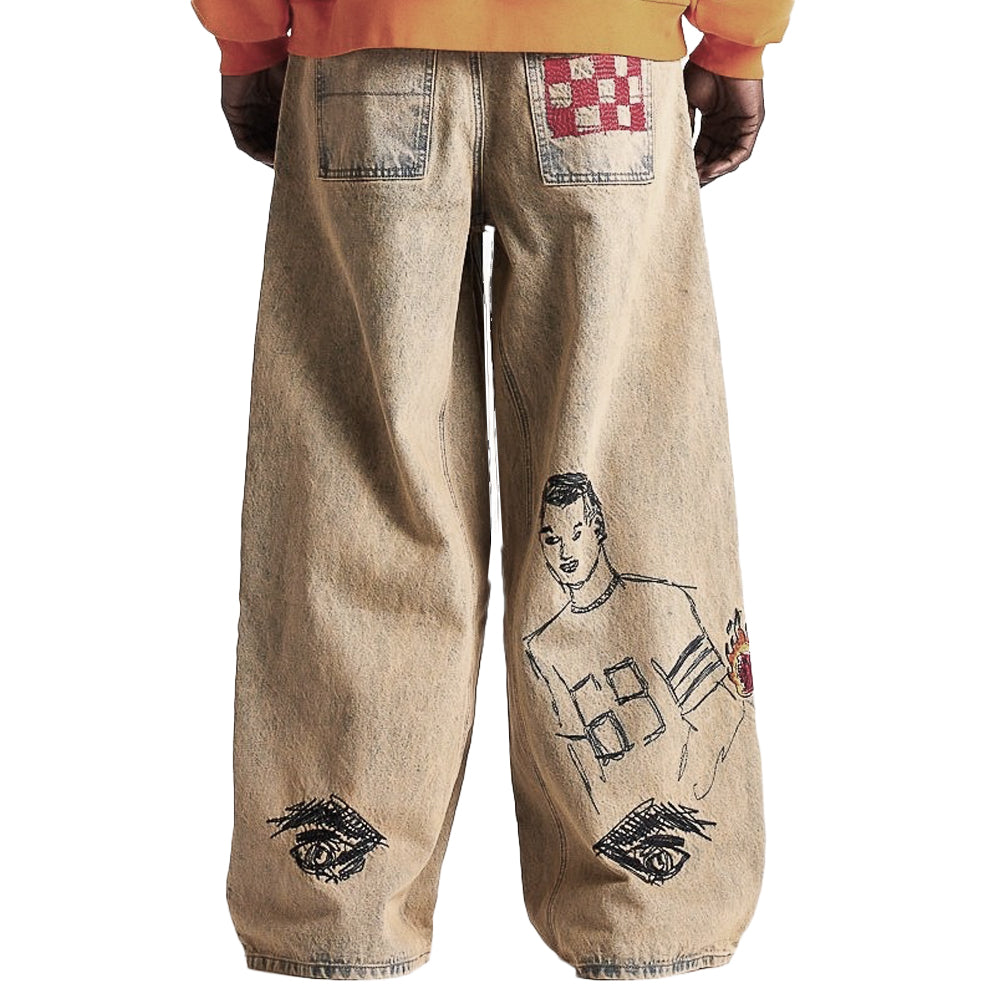 Doodle Denim Pant