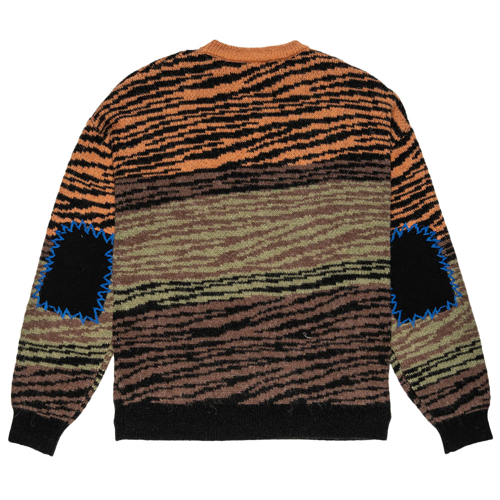 Zebra Crewneck Sweater