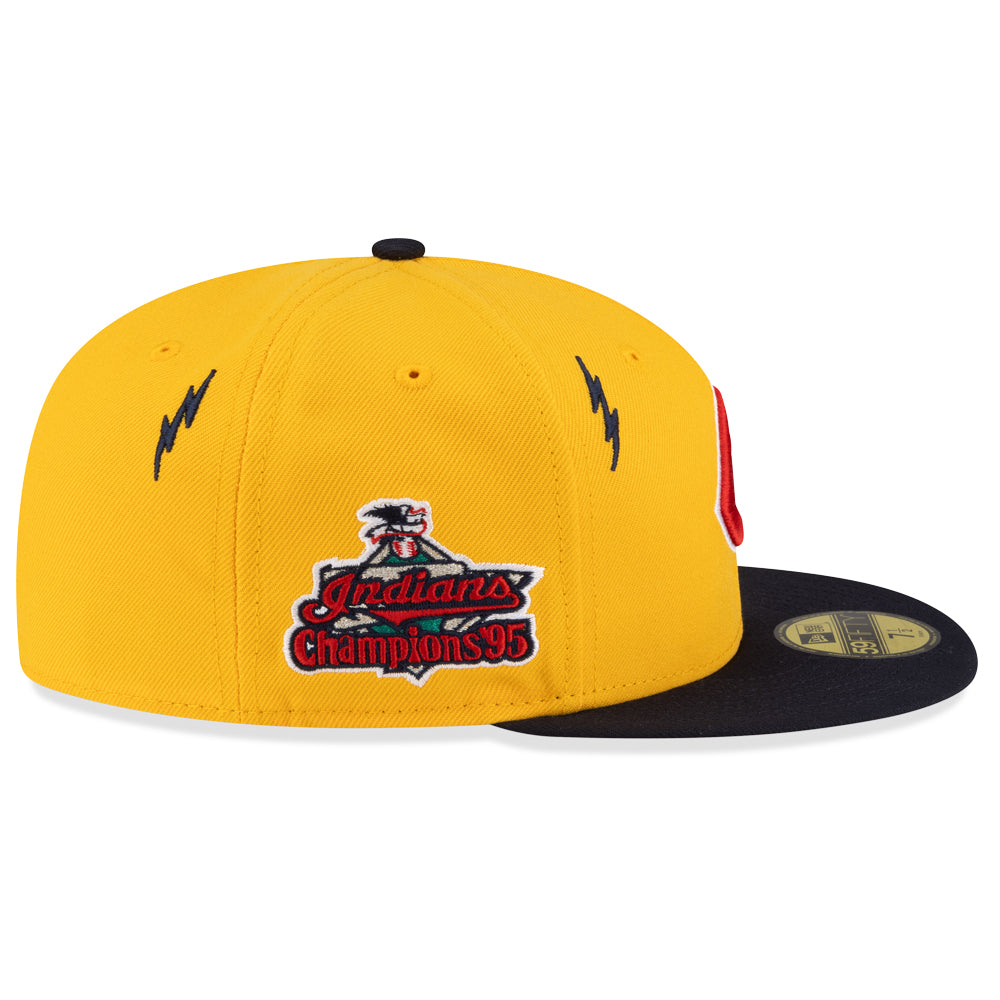 Cleveland Indians Lightning Bolt 5950 Fitted Hat