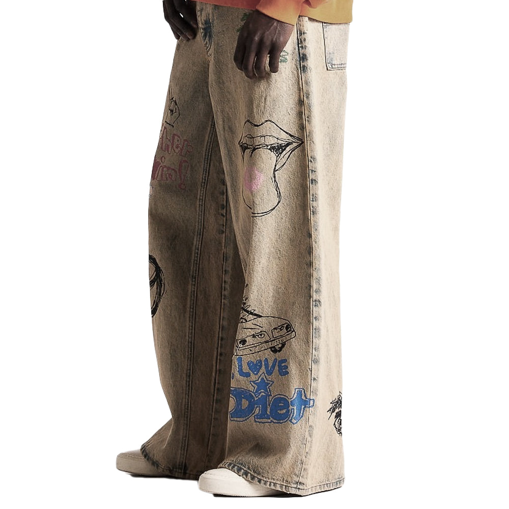 Doodle Denim Pant