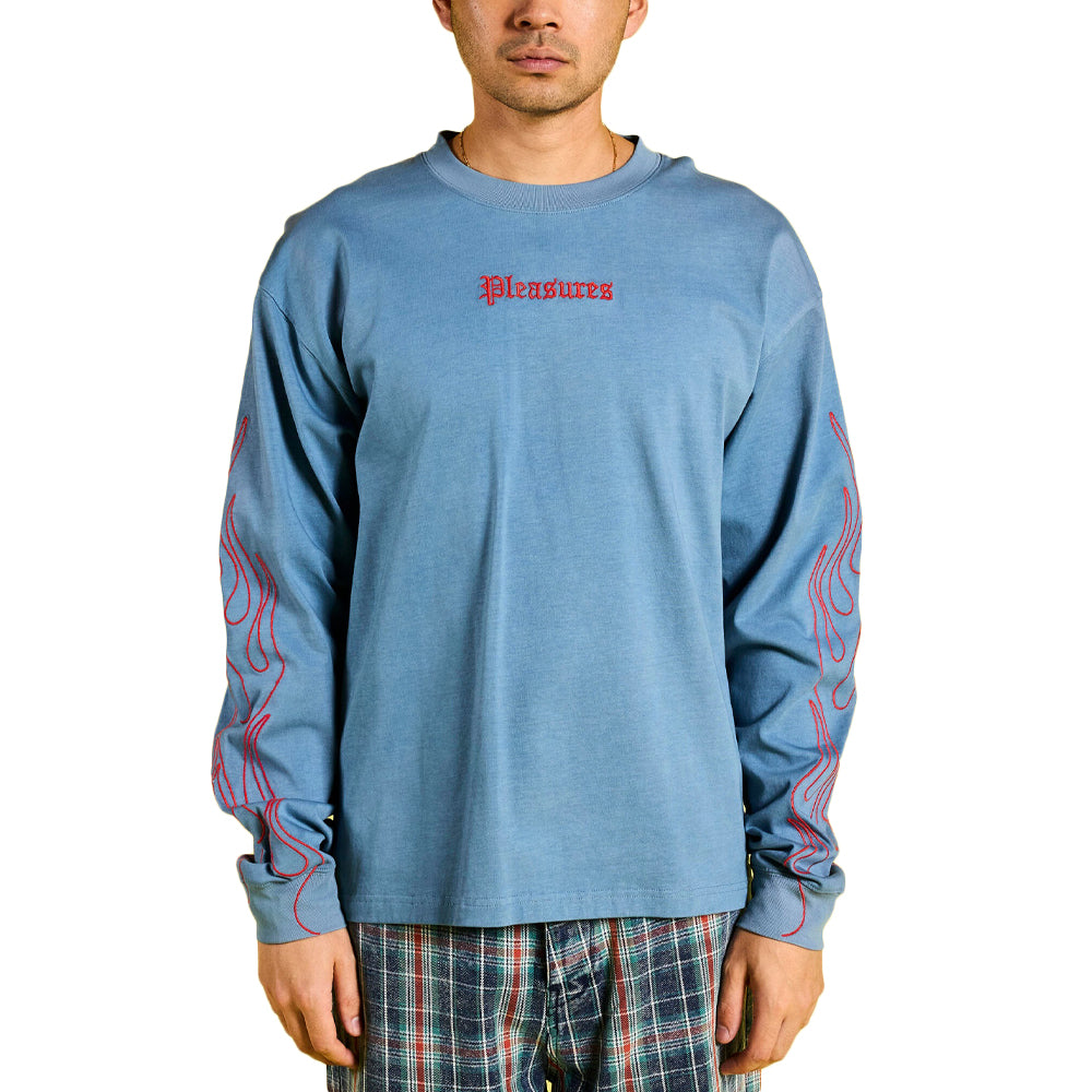 Fiery Heavyweight Long Sleeve T-Shirt