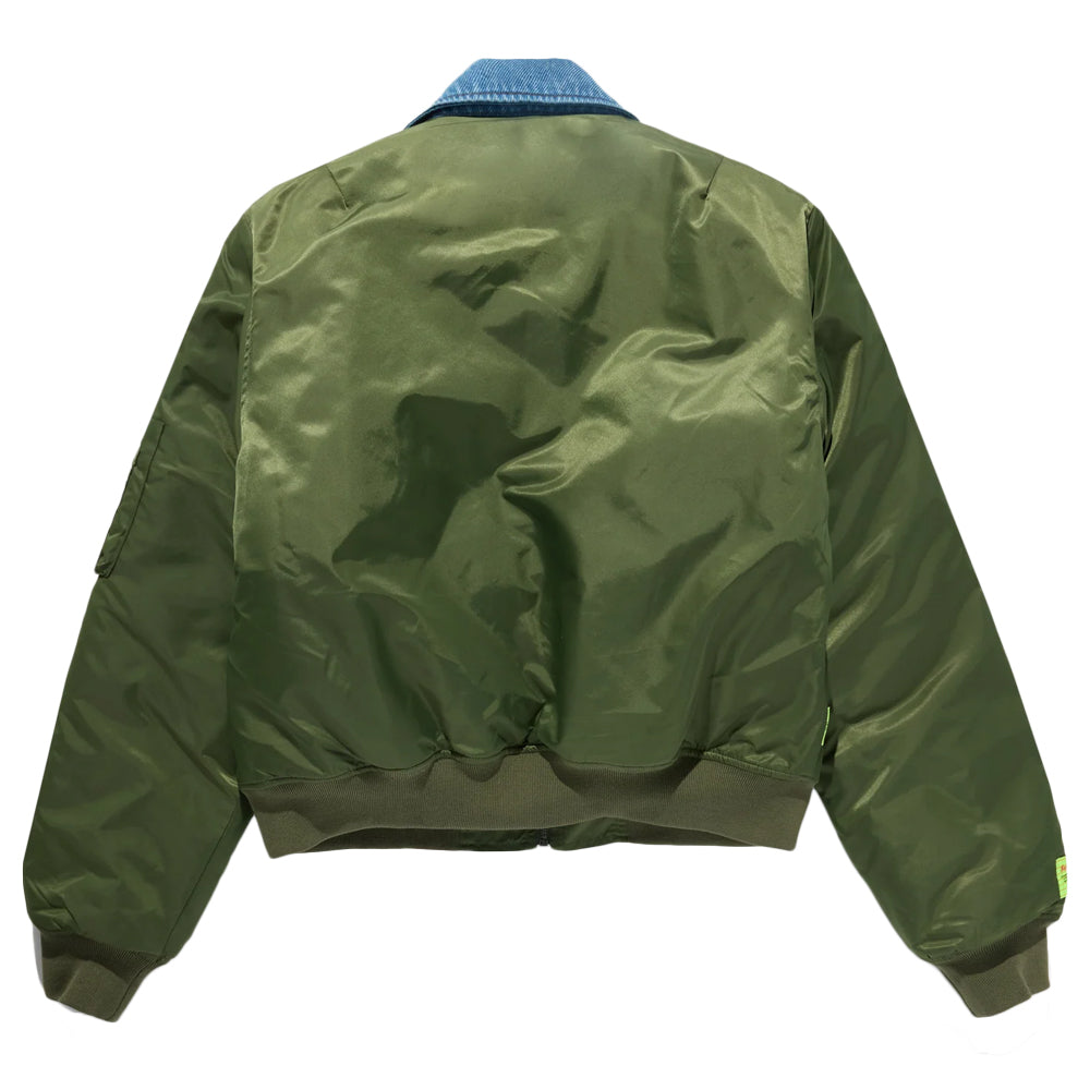 Contrast Flight Jacket