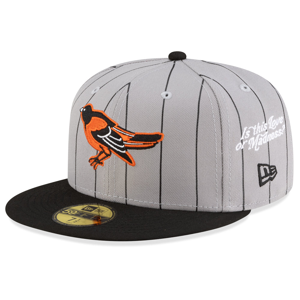 x Diet Starts Monday Orioles Pinstripe 5950 Fitted Hat