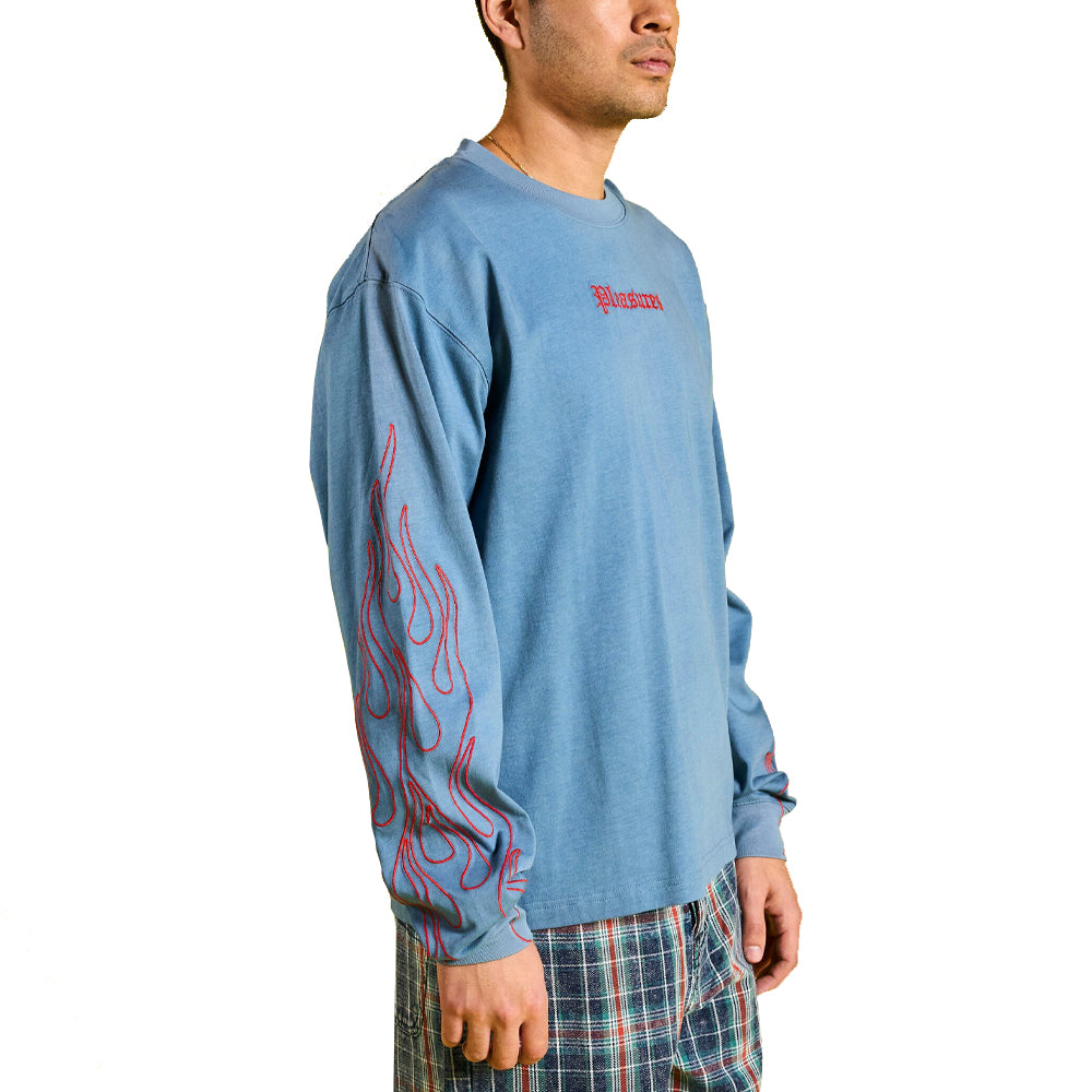 Fiery Heavyweight Long Sleeve T-Shirt