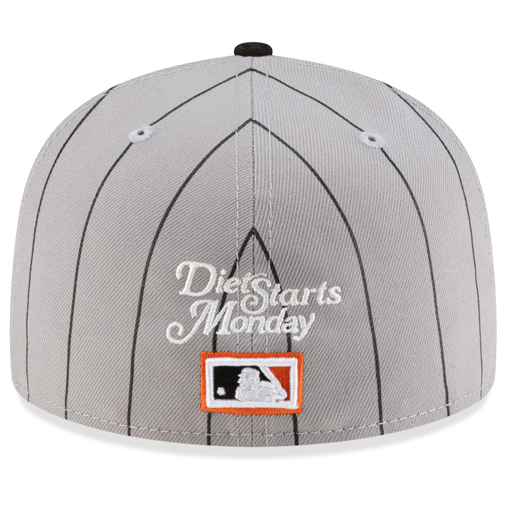 x Diet Starts Monday Orioles Pinstripe 5950 Fitted Hat