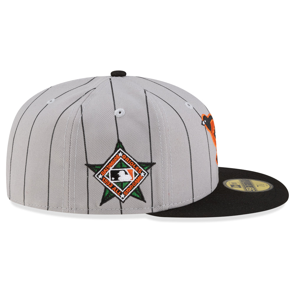 x Diet Starts Monday Orioles Pinstripe 5950 Fitted Hat