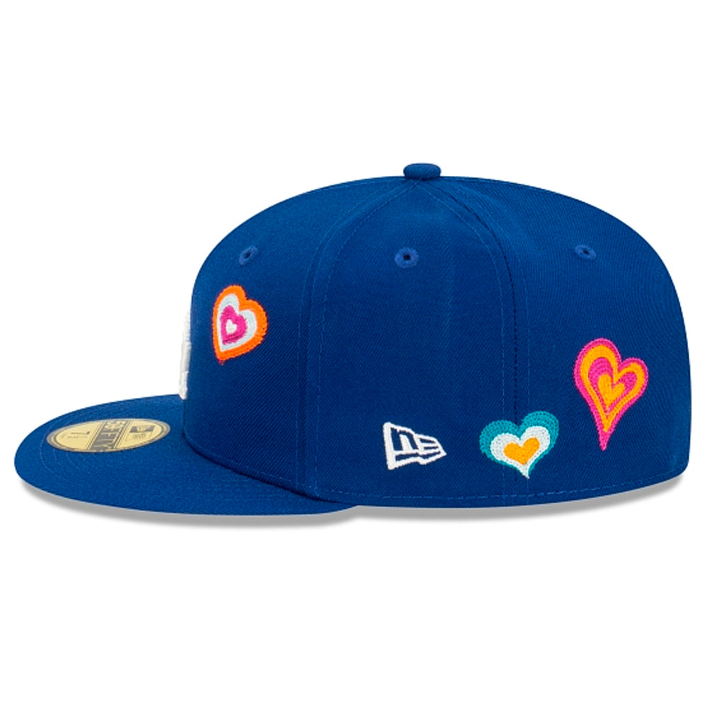 Los Angeles Dodgers Chainstitch Heart 59Fifty Fitted