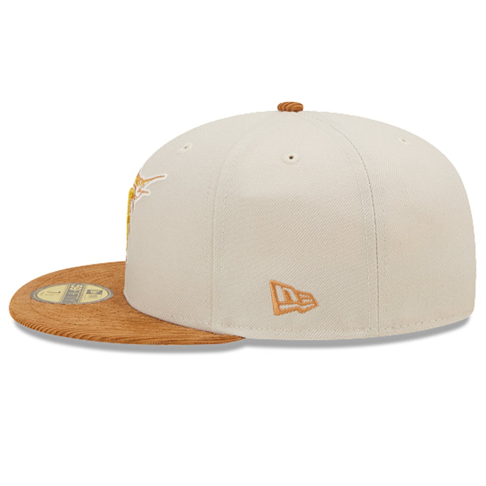Miami Marlins Corduroy Visor 59FIFTY Fitted